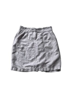 J. Crew Linen Blend Skirt Size 6 | Coastal Chic, Summer Capsule, Neutral